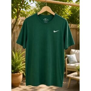 Nike Dri-FIT Green Short Sleeve Tee Shirt Mens Medium